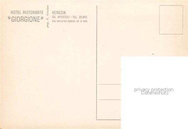 Venezia Venedig Hotel Ristorante Giorgione – Bild 2