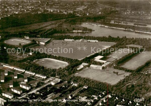 Duisburg  Ruhr Fliegeraufnahme der WFV Sportschule im Duisburger Sportpark