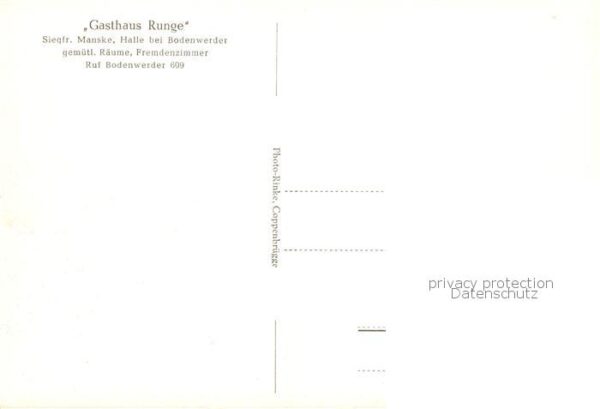 Bodenwerder Gasthaus Runge Panorama – Bild 2