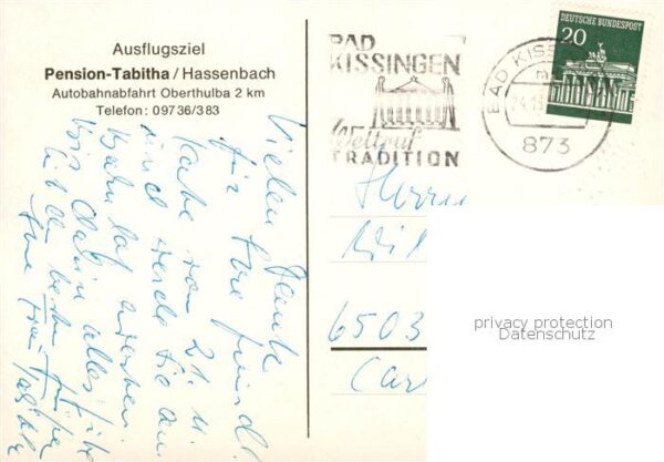 Hassenbach Gaestehaus Tabitha Pension – Bild 2