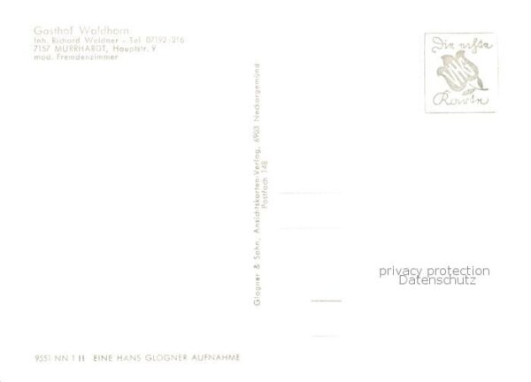 Murrhardt Gasthof Waldhorn Brunnen Gastraeume – Bild 2
