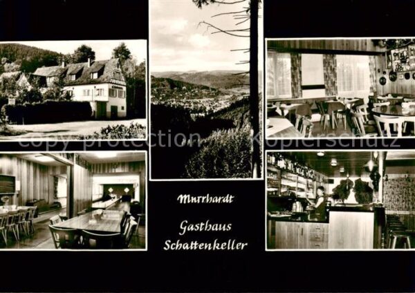 Murrhardt Gasthaus Schattenkeller Kegelbahn Gastraum Theke