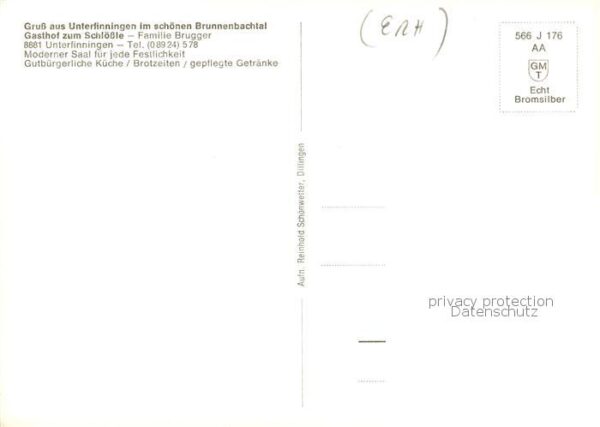 Unterfinningen Schwaben Panorama Gasthof zum Schloessle Festsaal – Bild 2