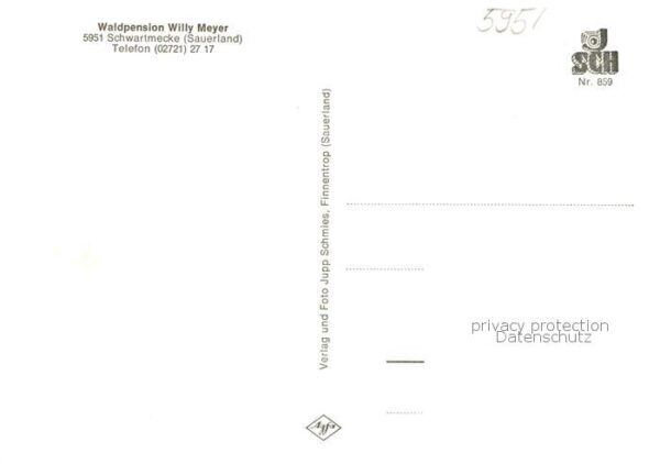 Schwartmecke Waldpension Willy Meyer – Bild 2