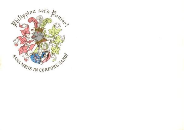Marburg Lahn Wappen Philippina sei’s Panier Sana Mens in Corpore Sano