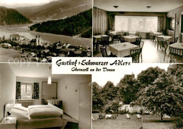 Obernzell Donau Panorama Gasthof Schwarzer Adler Gaststube Zimmer Park