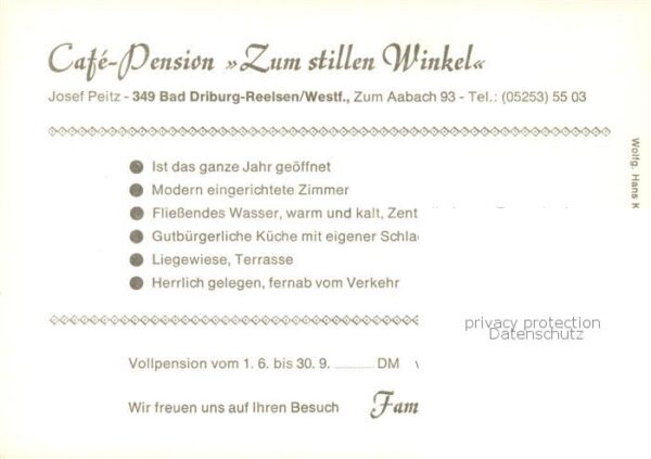 Reelsen Cafe Pension Zum stillen Winkel – Bild 2