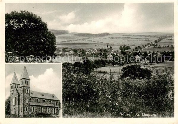 Hausen Limburg Lahn Panorama Kirche