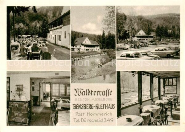 Hommerich Bilstein Kuerten Bensberg Klefhaus Waldterrasse Gastraeume Teilansicht