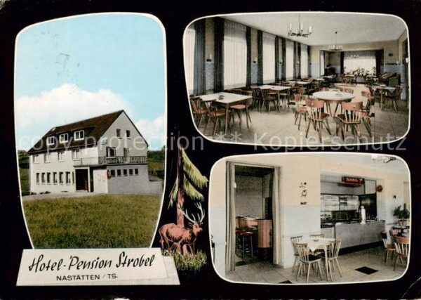 Nastaetten Taunus Hotel Pension Strobel Gastraeume