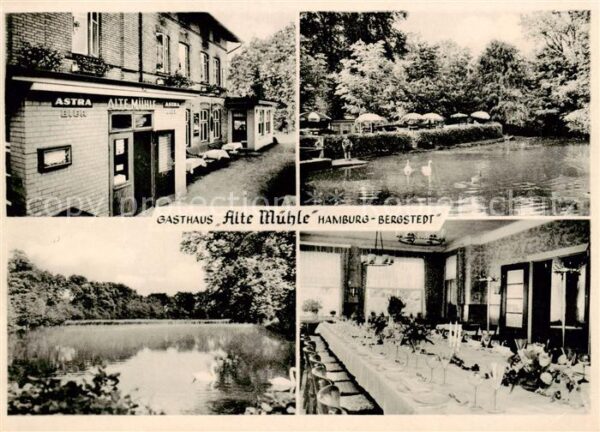 Bergstedt Hamburg Gasthaus Alte Muehle Schwanenteich Festtafel