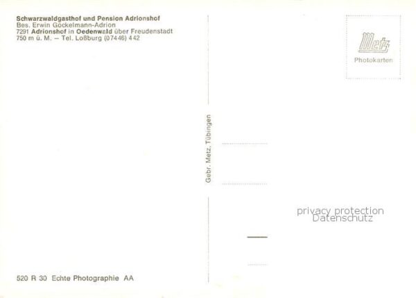 oedenwald Schwarzwaldgasthof und Pension Adrionshof – Bild 2