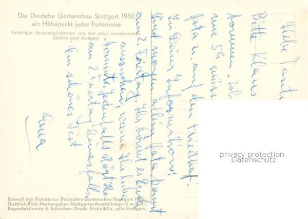 Stuttgart Deutsche Gartenschau Stuttgart 1950 – Bild 2