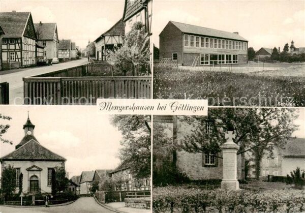 Mengershausen Rosdorf Ortsansichten Halle Denkmal