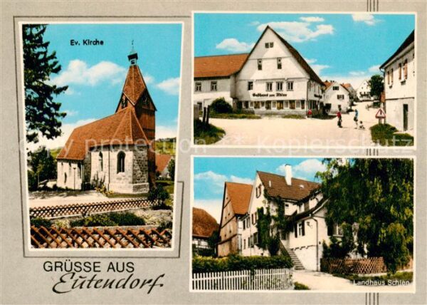 Eutendorf Ev Kirche Gasthaus am Abler Landhaus Schien