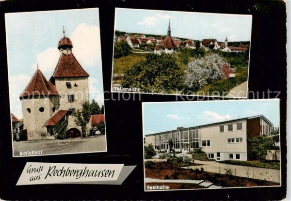 Rechberghausen Schlosshof Teilansicht Festhalle