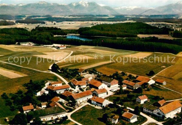 Grossbergham Fliegeraufnahme mit Pension Griessee