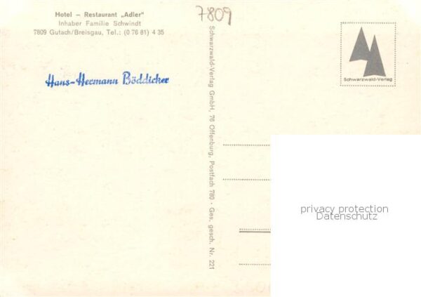Gutach Breisgau Hotel Restaurant Adler – Bild 2