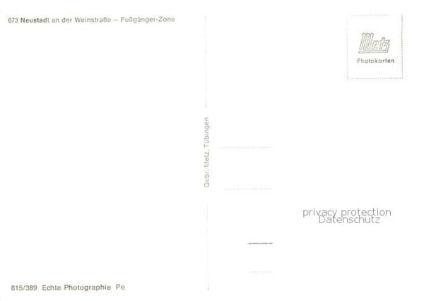 Neustadt  Haardt Weinstrasse Fussgaengerzone – Bild 2