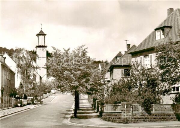 Hambach  Neustadt Weinstrasse Dr Wirth Strasse mit Pauluskirche