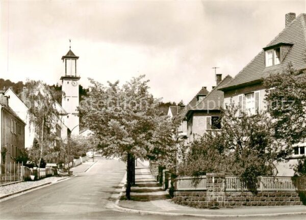 Hambach  Neustadt Weinstrasse Dr Wirth Strasse mit Pauluskirche