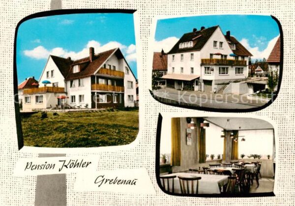 Grebenau Grebenau Pension Koehler Gaststube
