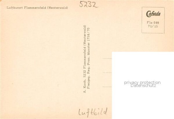 Flammersfeld Fliegeraufnahme – Bild 2