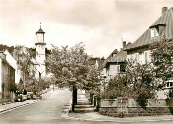 Hambach  Neustadt Weinstrasse Dr Wirth Strasse mit Pauluskirche