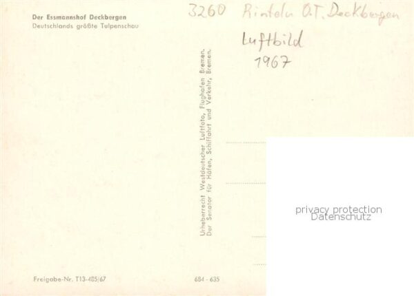 Deckbergen Rinteln Der Essmannshof Decksbergen Tulpenschau Fliegeraufnahme – Bild 2