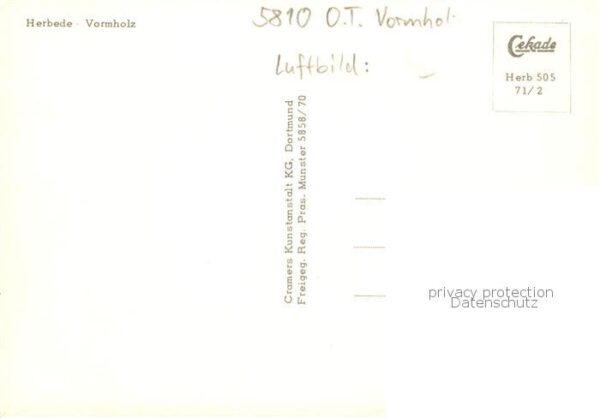 Vormholz  Herbede Witten Fliegeraufnahme – Bild 2