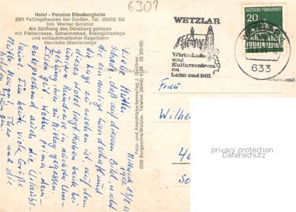 Fellingshausen Hessen Hotel Pension Duernsbergheim – Bild 2