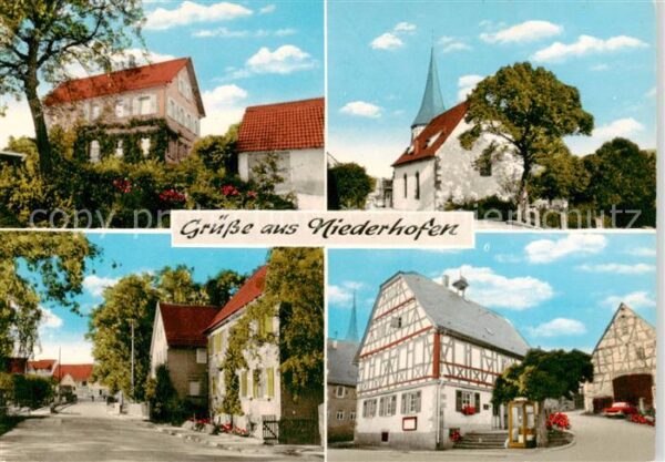 Niederhofen Schwaigern Ortspartien Kirche Fachwerkhaus