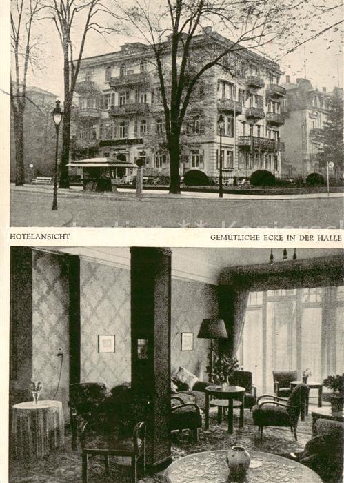 Bad Nauheim Hotel Villa Langsdorf Gemuetliche Ecke in der Halle