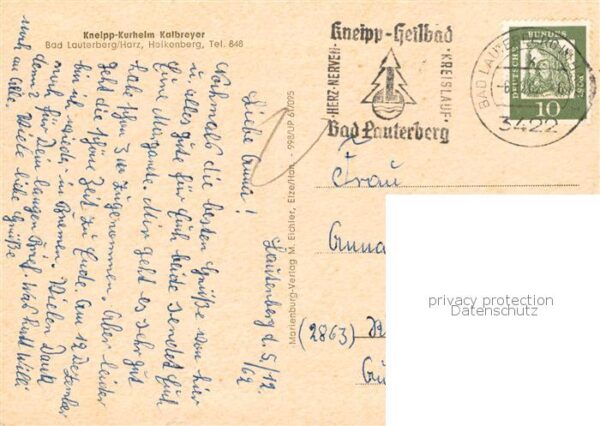 Bad Lauterberg Kneipp Kurheim Kalbreyer Gaststube Terrasse Moorbad – Bild 2