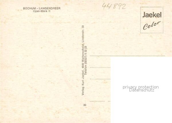 Langendreer Bochum Opel Werk II – Bild 2