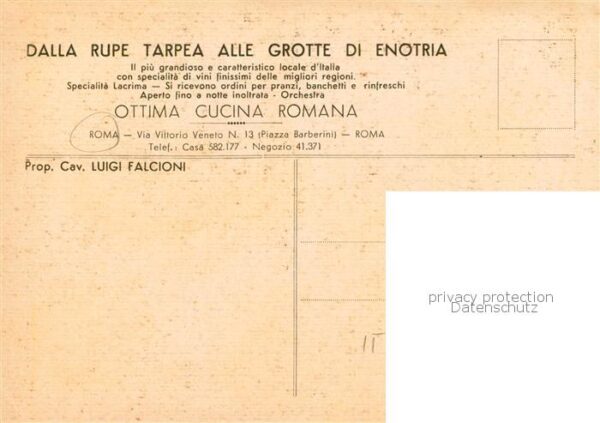 Roma  Rom IT Una delle Sale de Ristorante – Bild 2