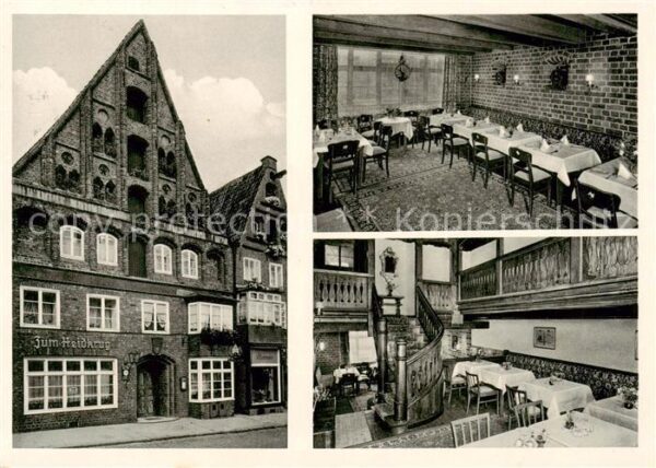 Lueneburg Hotel Gaststaette Zum Heidkrug Gastraeume