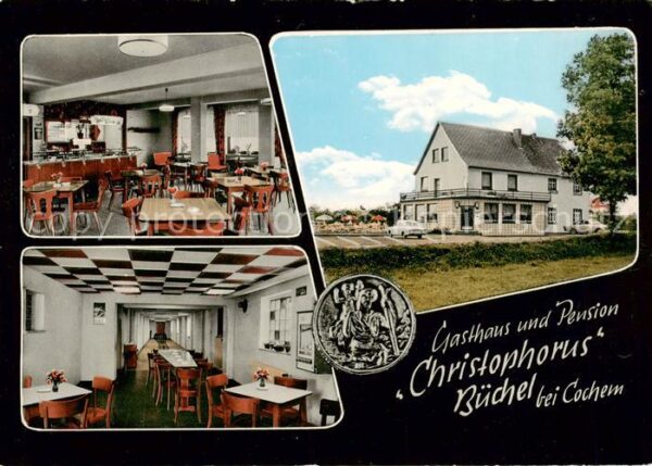 Buechel Cochem Gasthaus Pension Christophorus Gastraeume