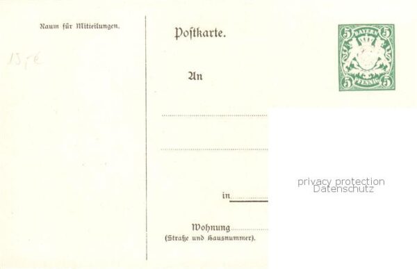 Nuernberg II. Offizielle Ansichtskarte der bayerischen Jubilaeums-Landesausstell – Bild 2