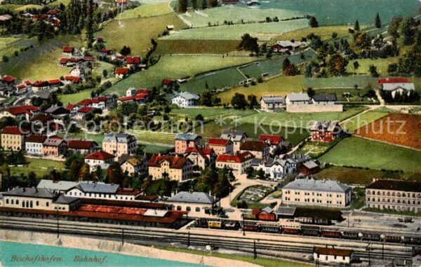 Bischofshofen am Zimmerberg AT Bahnhof Feldpost