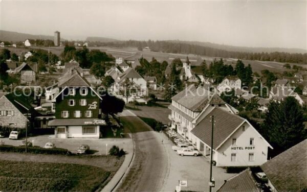 Dobel Schwarzwald Panorama Hoehenluftkurort Wintersportplatz Hotel Post