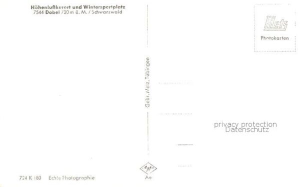 Dobel Schwarzwald Panorama Hoehenluftkurort Wintersportplatz Hotel Post – Bild 2