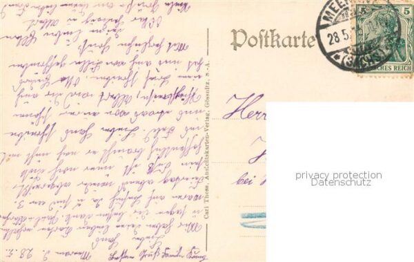 Meerane Amtsgericht und aeussere Crimmitschauerstrasse – Bild 2