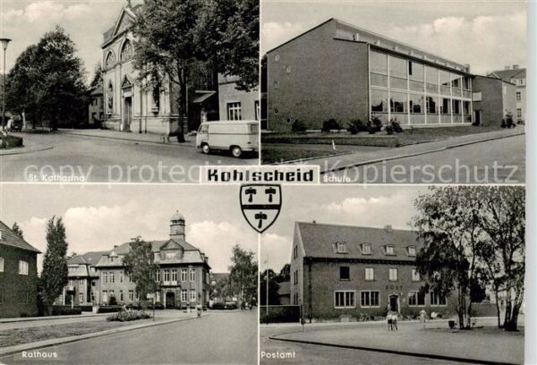 Kohlscheid St. Katharina Kirche Schule Rathaus Postamt