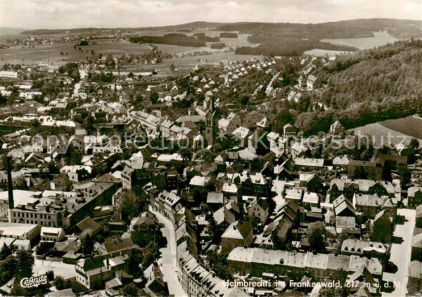 Helmbrechts Oberfranken Fliegeraufnahme