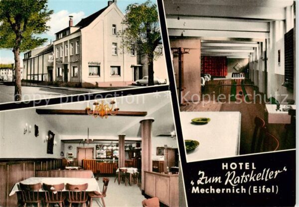 Mechernich Hotel zum Ratskeller Restaurant Kegelbahn