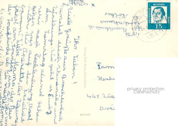 Brochterbeck Tecklenburg Ortsansicht mit Kirche – Bild 2