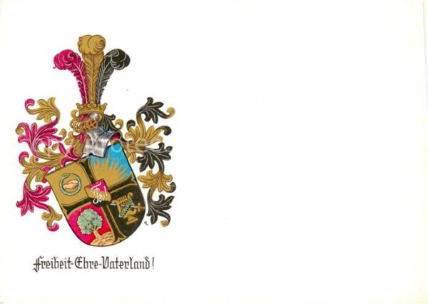 Erlangen Freiheit Ehre Vaterland Wappen Burschenschaft Germania