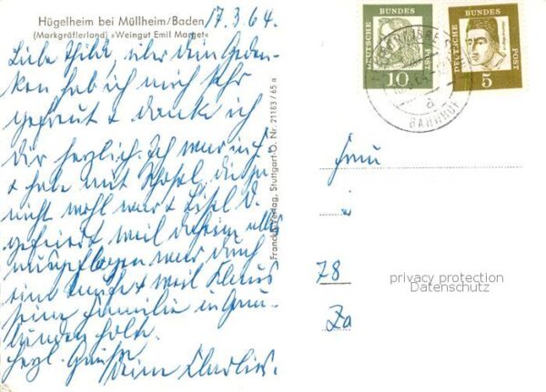 Huegelheim mit Weingut Marget Markgraeflerland – Bild 2