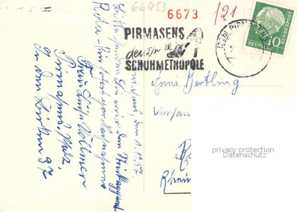 Pirmasens Schlossstrasse mit Haus Hans-Sachs-Hof – Bild 2